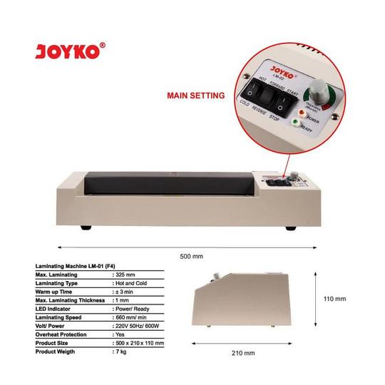 Mesin Laminating Joyko Lm-02 / Laminating Machine / Mesin Laminasi