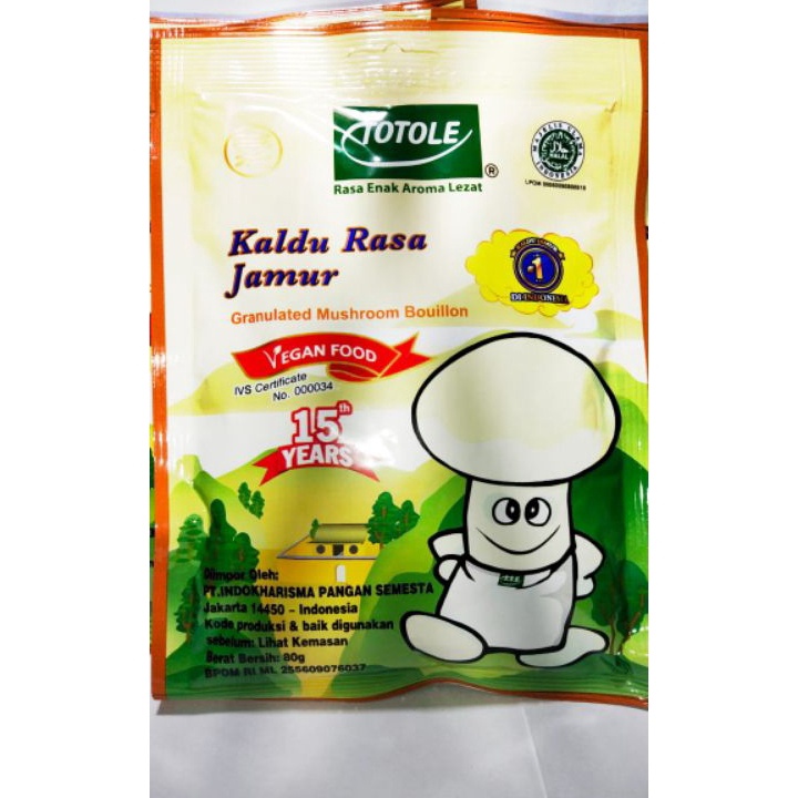 

Laris Totole Kaldu Jamur 80gr/80gram Exp JUNI 2024