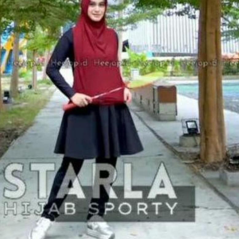 Murah Jilbab Olah Raga/Starla Hijab Sporty/Hijab Rompi Grosir