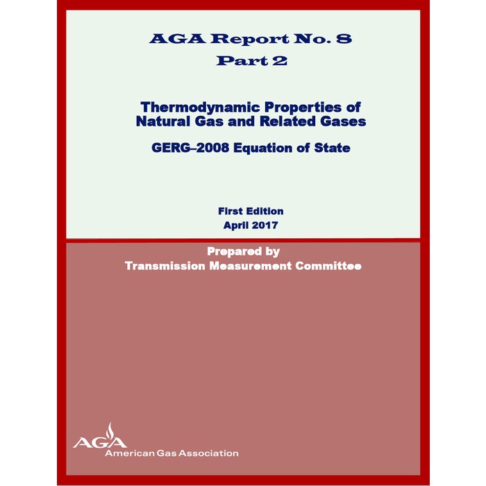 ✨Sale Buku Aga Report No. 8 Part 2 Thermodynamic Properties Of Natural Gas Bisa Sameday