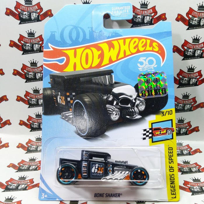 ✅COD Hot Wheels Bone Shaker Kmart Black Langka Bisa Sameday