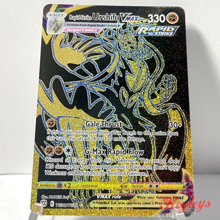 ✅New Pokemon Tcg Brilliant Stars - Tg 30 Rapid Strike Urshifu Vmax Terbaru