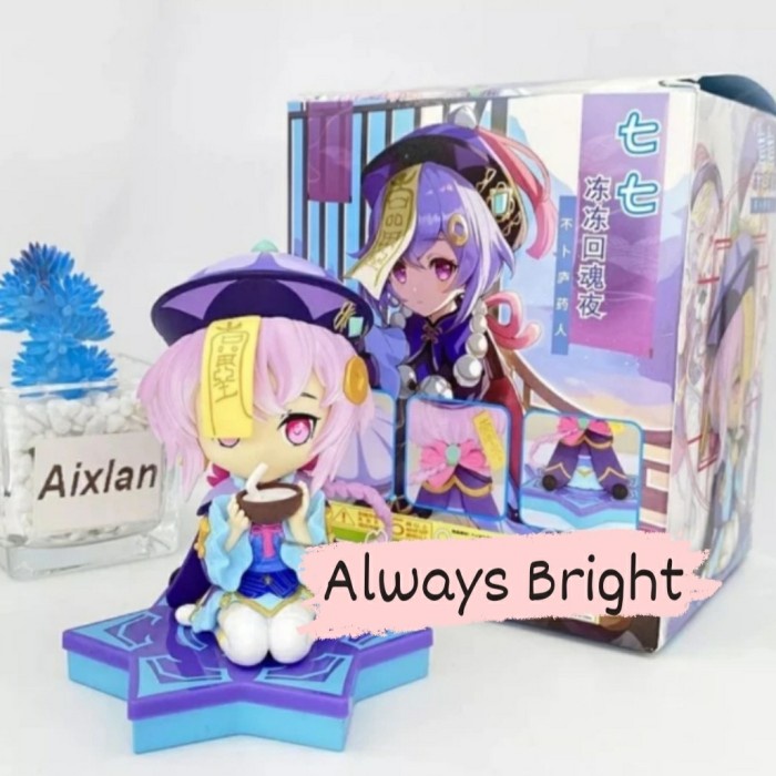 ✅COD Wcf Cute Genshin Qi Decoration Cute Impact Statue Figure Diskon