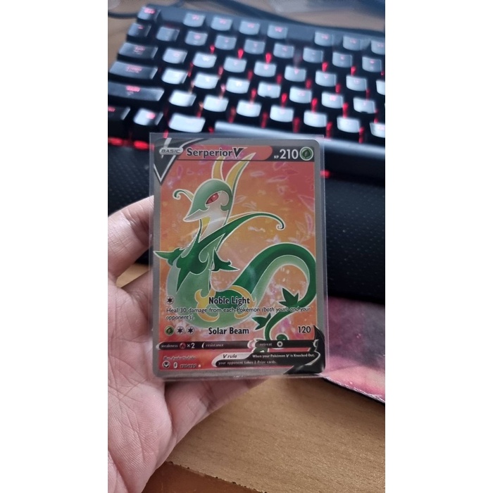 ✅New Serperior V - 170/195 - Full Art Ultra Rare Sword  Shield: Silver Tem Terbaru