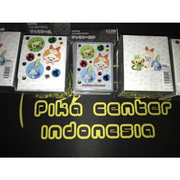 ✅New Tcg Pokemon Card Game Deck Case Sleeve Sword  Shield Starter Limited