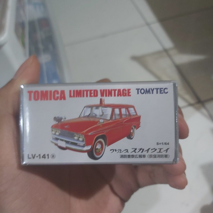 ✨Baru Tomica Limited Vintage Lv-141A 1/64] Prince Skyway Fire Dept. Limited