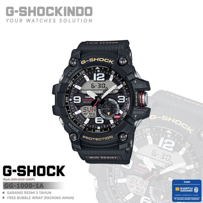 ✅Ready Casio G-Shock Gg-1000-1A / Gg-1000-1Adr Original Terbatas