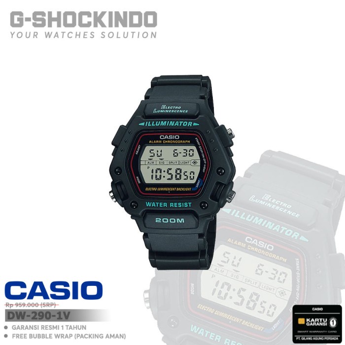 ✅Ready Casio Dw-290-1V / Dw-290-1Vs Original Berkualitas
