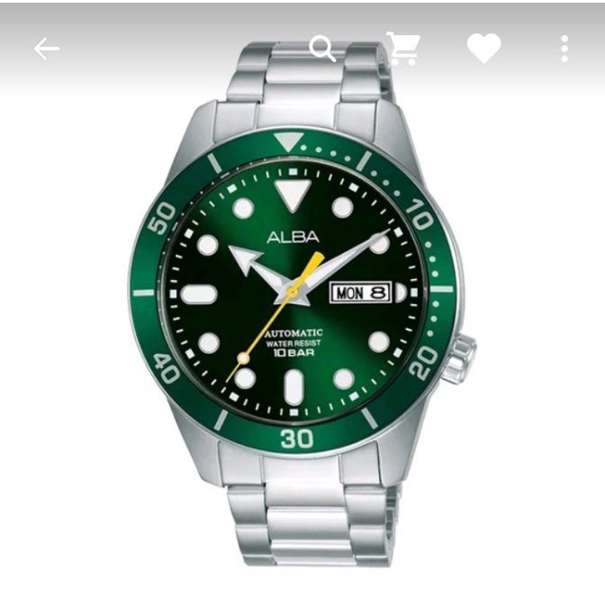 ✅Ori Alba Automatic Jam Tangan Pria Rantai Silver Al4165X1 Original Diskon