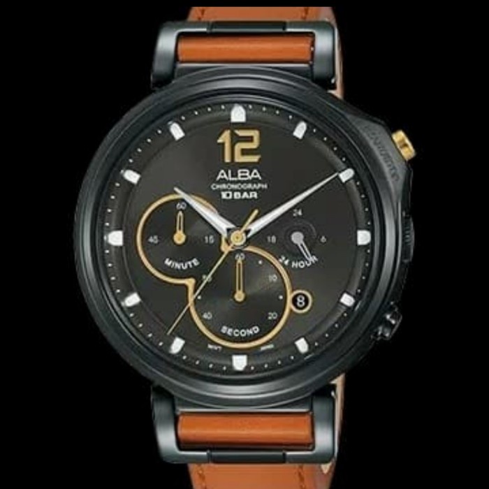 ✅Ori Jam Tangan Pria Alba At3D69 X1 Alba At3D69X1 Chronograph Diskon