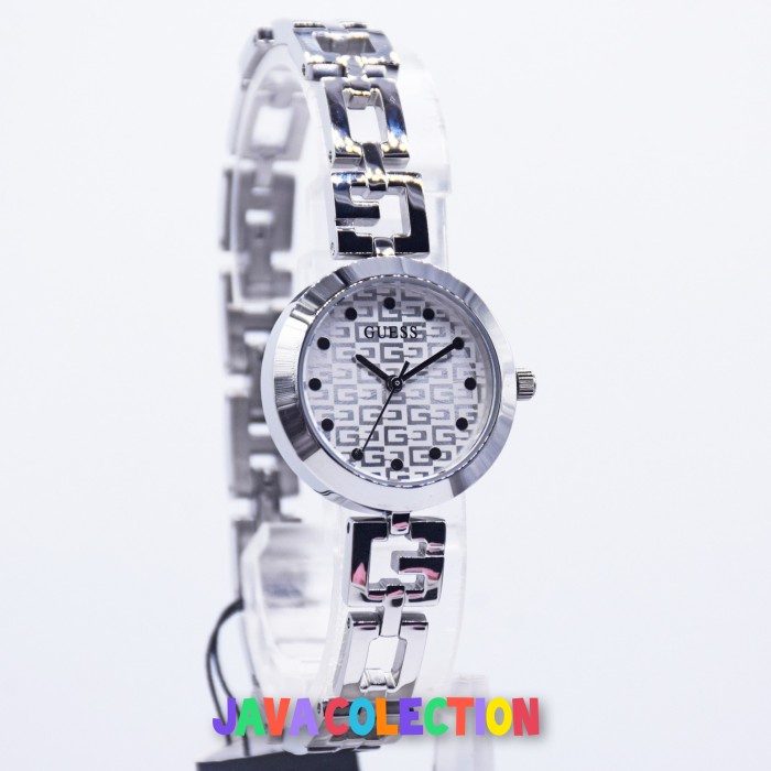 ✅New Ori Jam Tangan Wanita Guess Gw0549L1 Silver Original Terbaru
