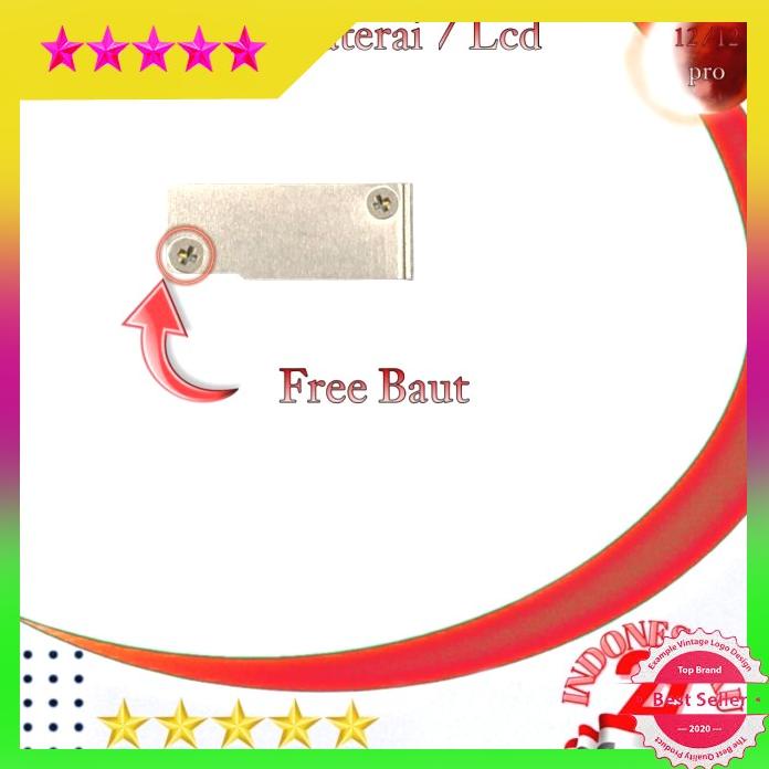 Plat|Seng|Plat Baterai Iphone 12|12 Pro Fullset Baut 0Ry 100% New Gratis Ongkir