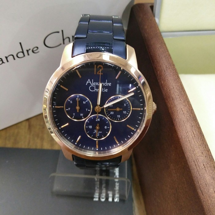✅New Jam Tangan Wanita Alexandre Christie Ac 2875 Bf Stainless Bisa Sameday