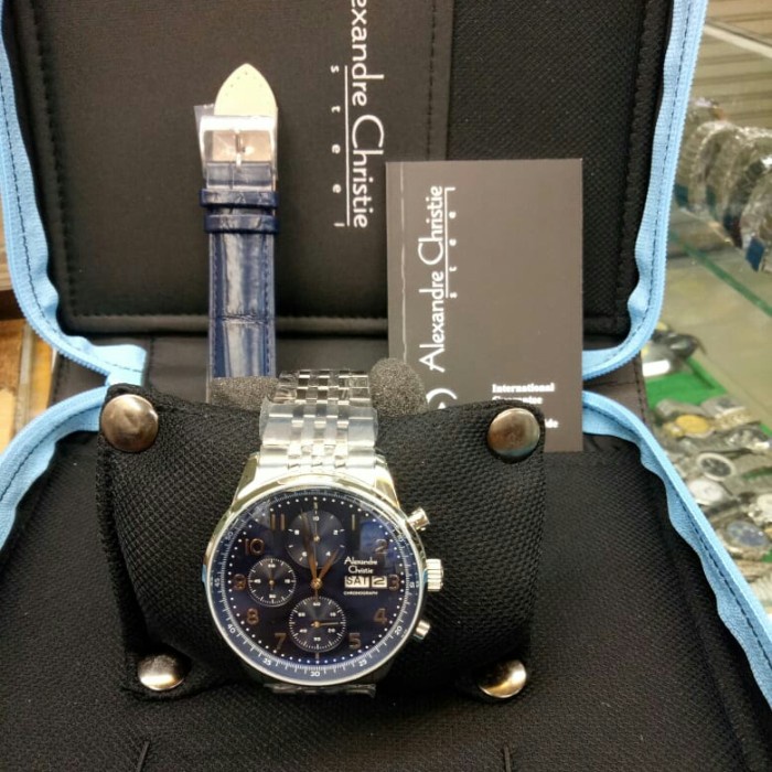 ✅New Ori Jam Tangan Wanita Alexandre Christie Ac 6492 Mc Stainless Diskon