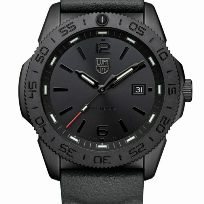 ✅New Luminox Watch 3121 Bo Jam Luminox Blackout Limited