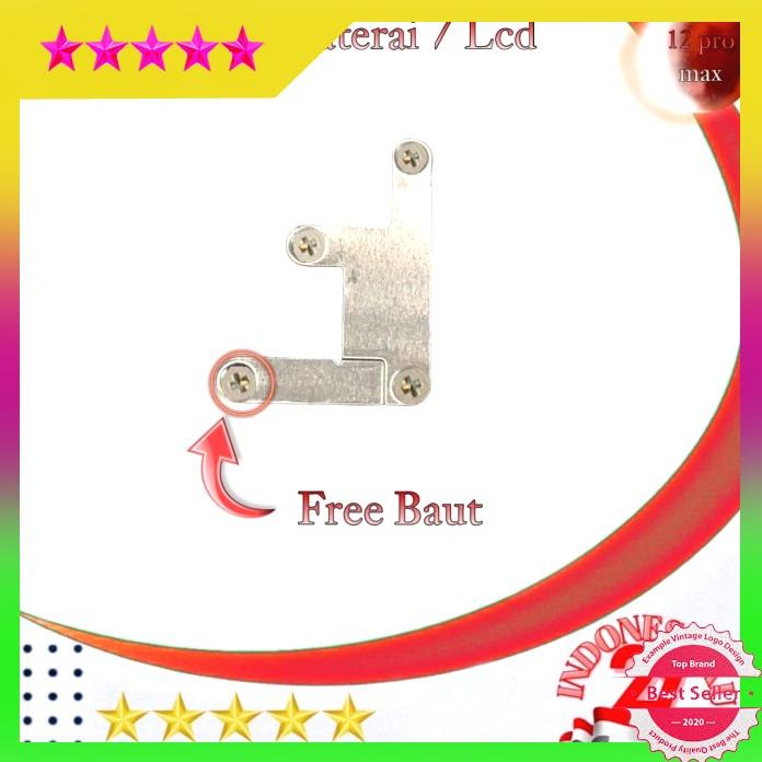 Plat | Seng | Plat Baterai Iphone 12 Pro Max Fullset Baut 0Ry New Gratis Ongkir