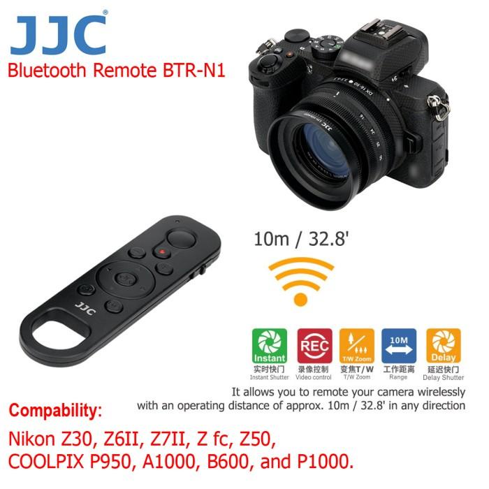 Jjc Wireless Bluetooth Remote Btr-N1 For Nikon Zfc - Z30 - Z50 - P1000