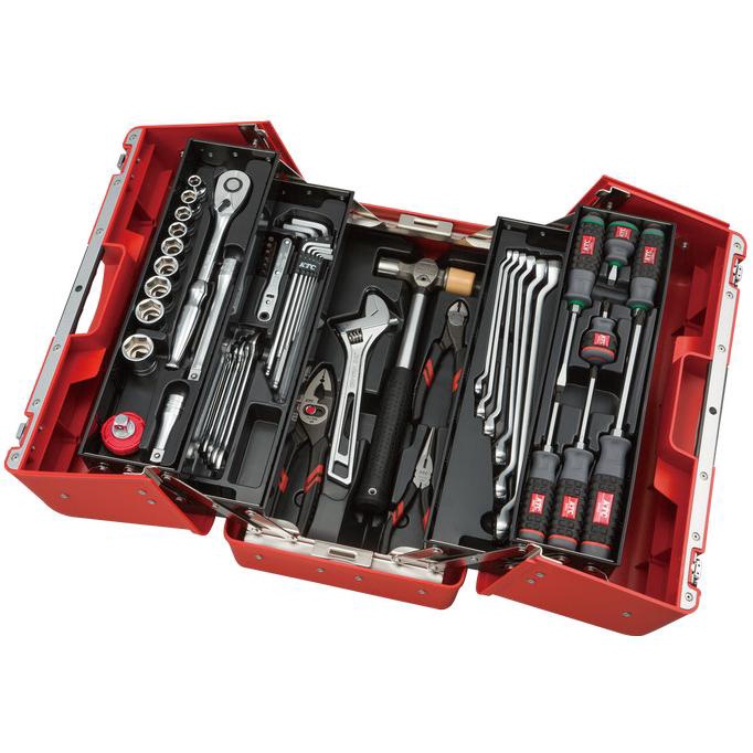 KUNCI KTC TOOLS SET, MECHANIC TOOL SET ( 52PCS ) SQ 1/2 SK4521P