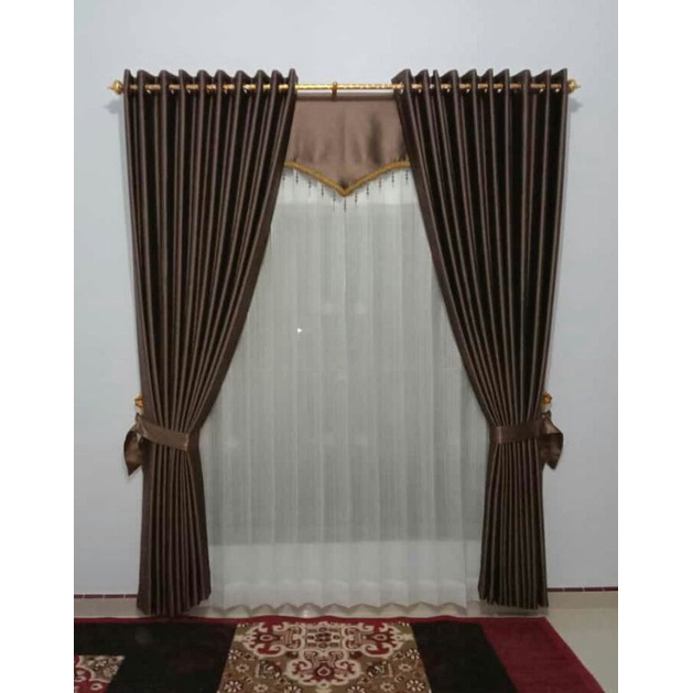 Gorden Pintu/Gorden Jendela/Gorden Minimalis/Gorden Mewah/Gorden Ruang Tamu Polos Abstrak