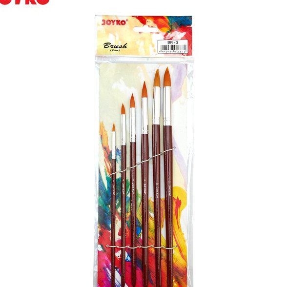 

(Z61♫) Brush / Kuas Cat Air / Cat Minyak / Lukis / Acrylic Joyko BR-3..