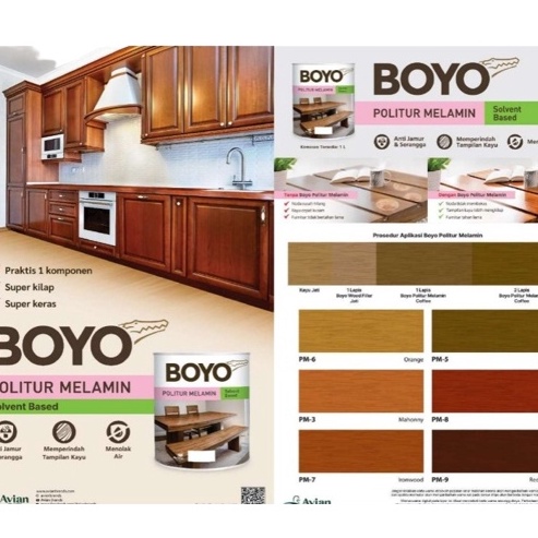 

(F50✓] AVIAN BOYO POLITUR PLITUR VERNISH 1 KG..!
