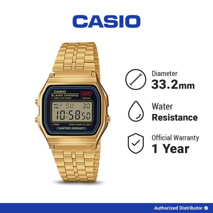 [READY INSTANT] Casio Jam Tangan A159WGEA-1DF