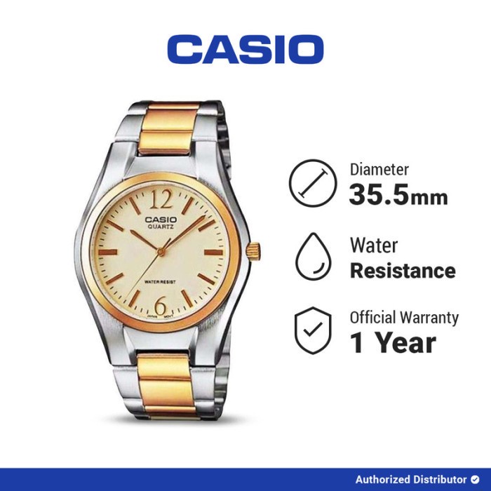 [READY INSTANT] Casio Jam Tangan Pria MTP-1253SG-9ADF