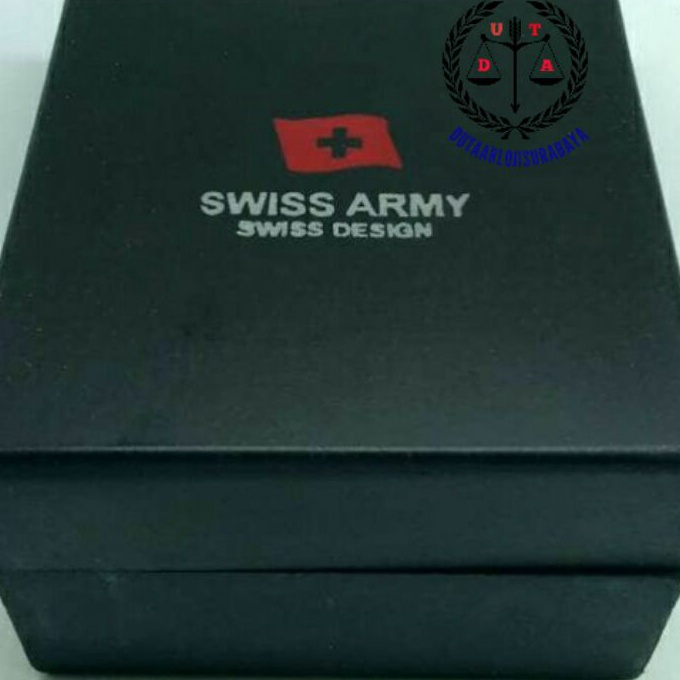 (I52➲] kotak jam tangan box kayu swiss army◆