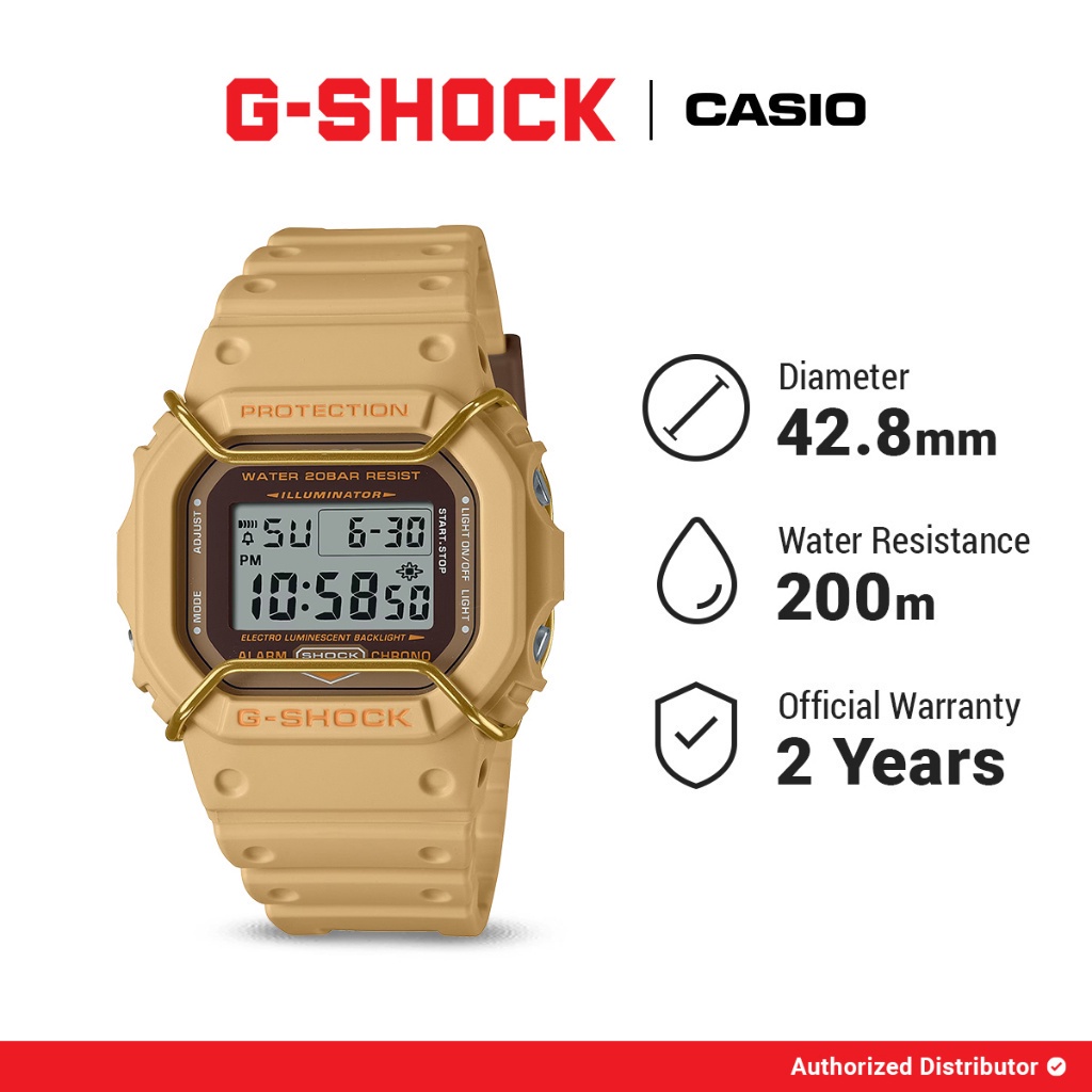 [READY INSTANT] G-Shock Jam Tangan Wanita Original DW-5600PT-5DR Digital