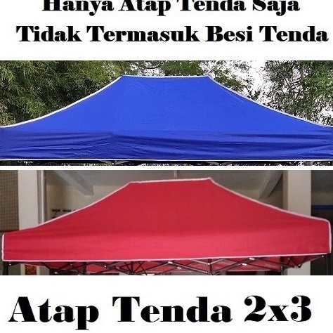 (W89✪) Terpal Atap Tenda Lipat 2x3 (Bahan Polyester 420D)♡