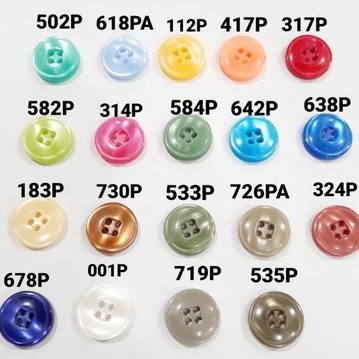 [C23◆] kancing scv 12 kecil / kancing baju / kancing polos.