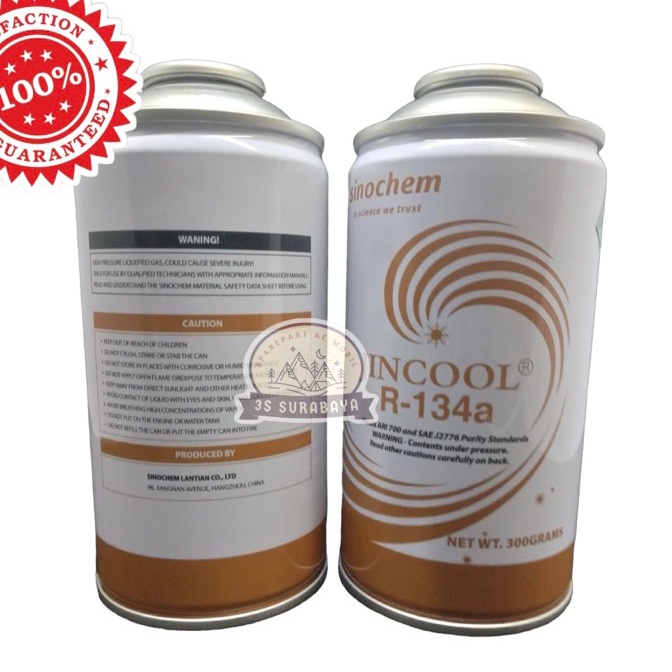 (P13> Freon Kaleng Sinochem Jincool R134 A.