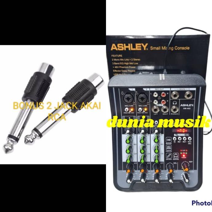 Terbaru Mixer Ashley Sm402 Sm 402 4 Channel Original