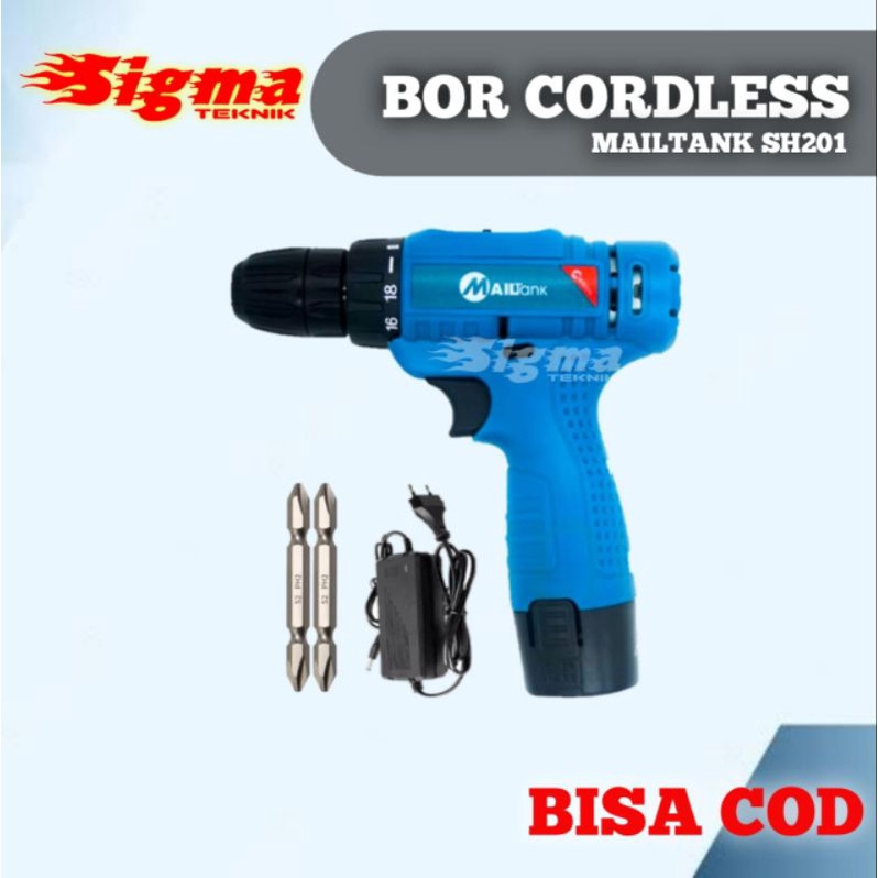BOR BATERAI MAILTANK SH201 BOR CORDLESS 38VF BOR TANPA KABEL