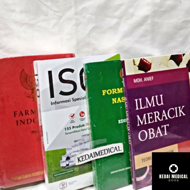 (T10-➲] Paket 4 BUKU FARMASI: FARMAKOPE INDONESIA 3 (FI 3), FORNAS, IMO, DAN ISO VOL.53 2021 TERMURA
