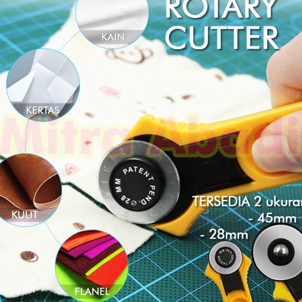 

[L77-✮] Rotary Cutter / Pisau Putar Pemotong Kain♥.!!