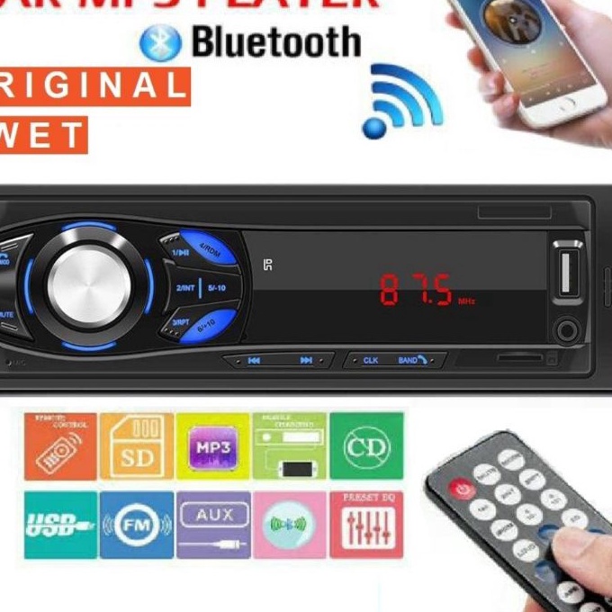 [B98-☀] Tape Audio Mobil S2 11L - BLUETOOT MULTIFUNGI / Single din / Tape Mobil / Head unit / lagu /