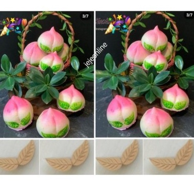 

stempel Daun/stempel bakpao kayu 【uri✰