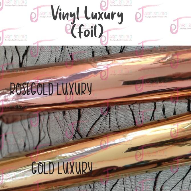 Sticker luxury Rosegold / Gold Mirror / Sticker Cutting meteran