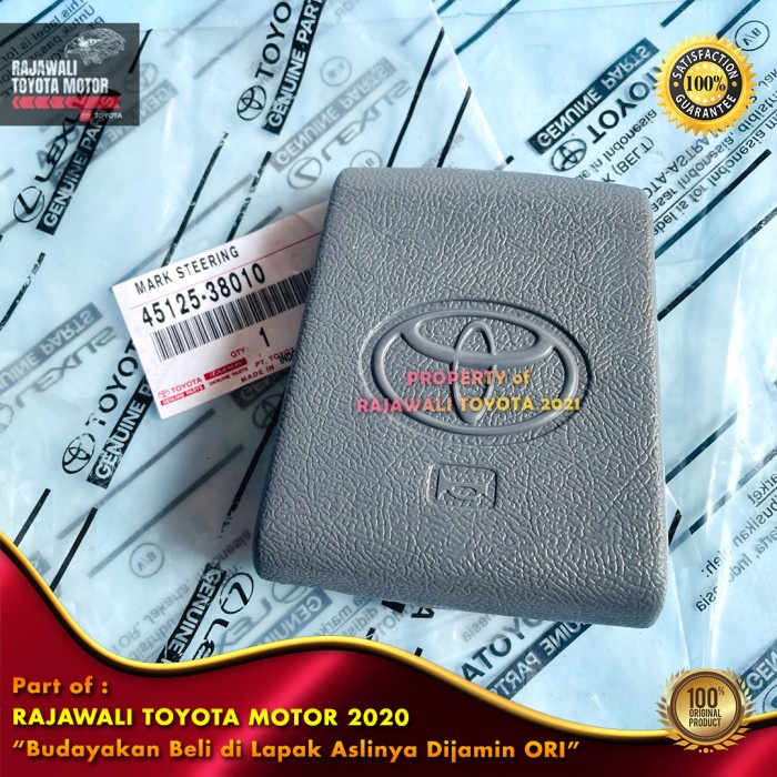 Ready Stok Tombol Klakson Kijang Grand & Super Abu Pencetan Stir Original Toyota Kode 274