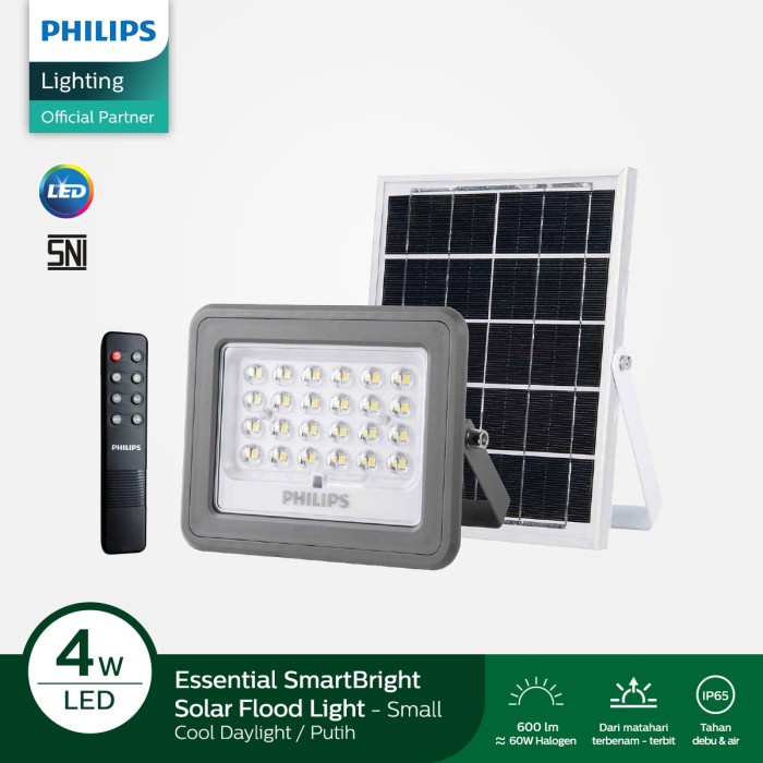 Philips Lampu Solar BVC080 LED6/765 ID Include Remote