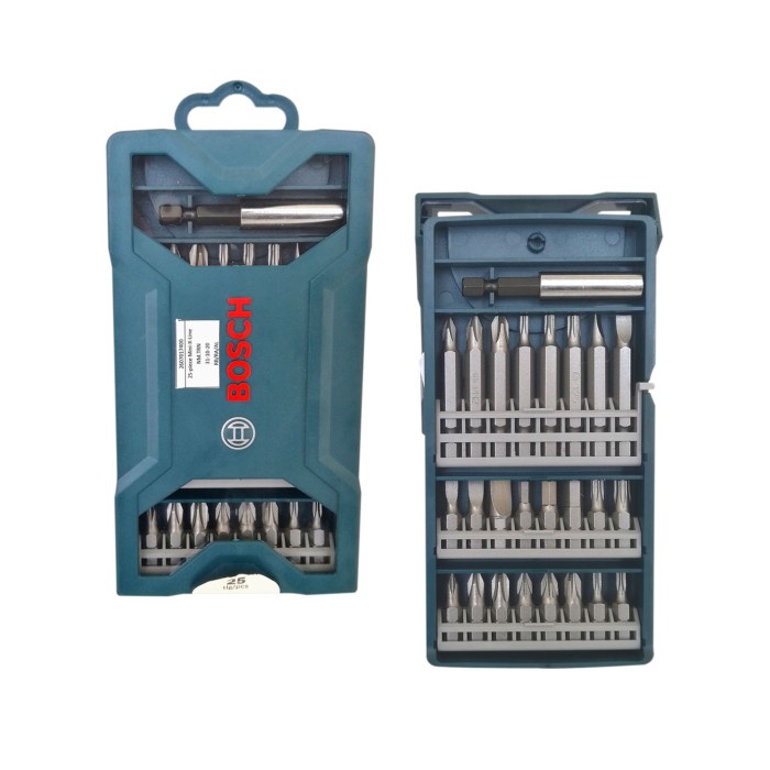 MATA BOR BOSCH 25 PCS MINI X-LINE - SCREWDRIVER BIT SET