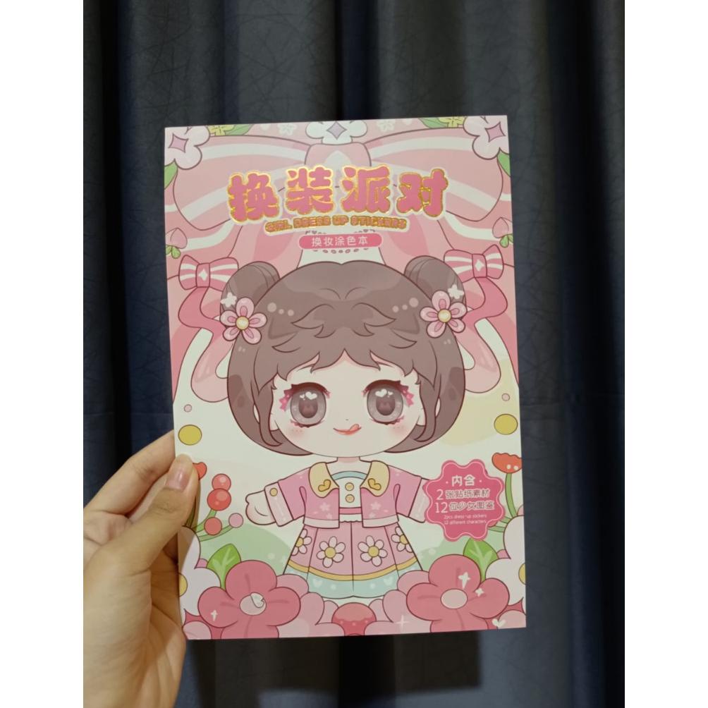 

Stiker Book DIY DRESS UP stiker buku princess