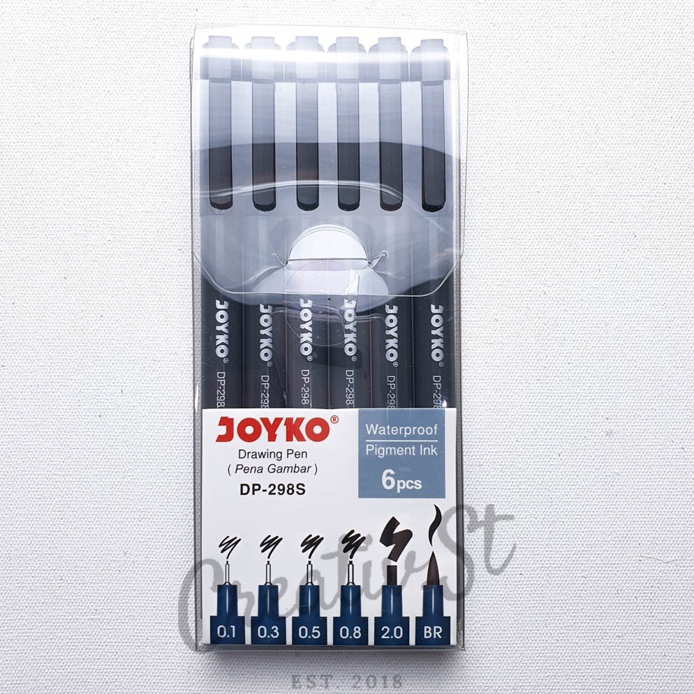 

VWVQ0780 Joyko Drawing Pen Set 6 DP-298S Set 9 DP-298S-059C