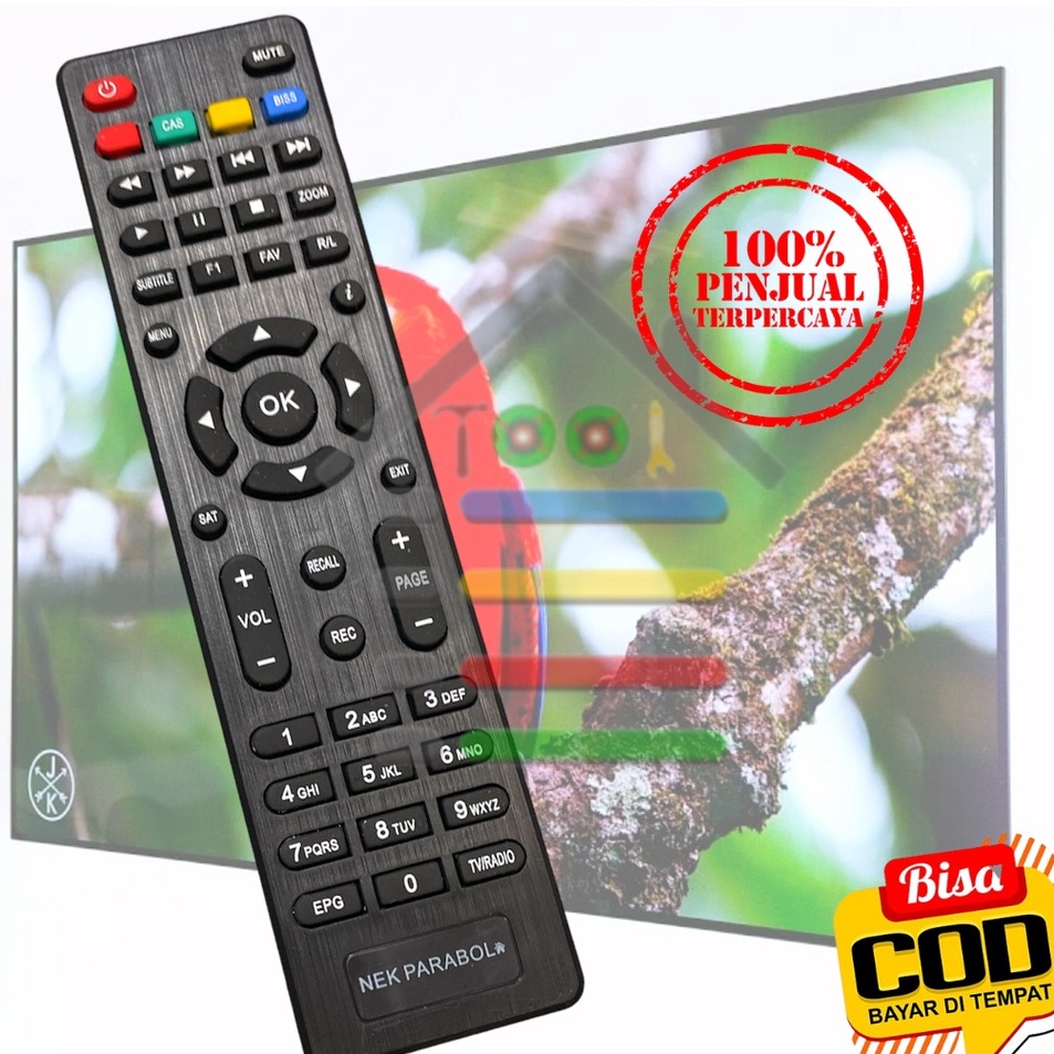 MYNM2187  REMOTE NEX MOLA RECEIVER PARABOLA KUNING MERAH HIJAU GARUDA G1 G2