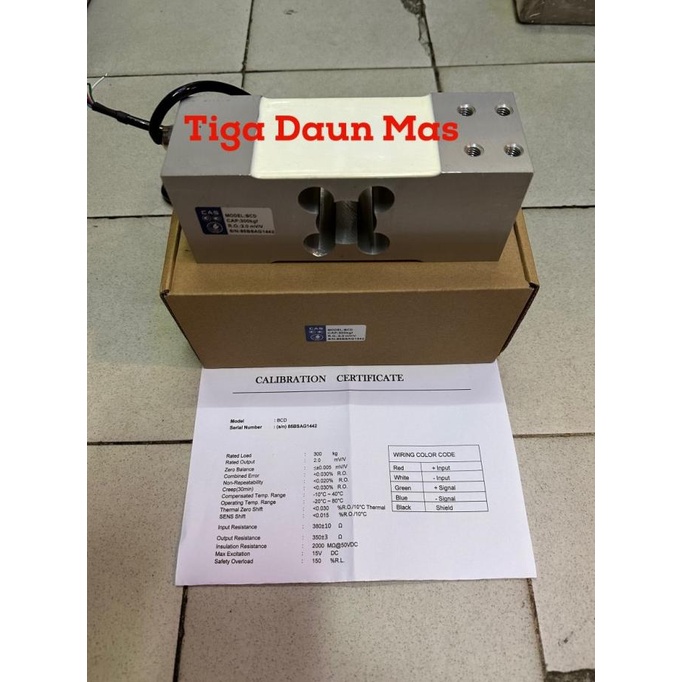 Load Cell Timbangan CAS BCD 300 Kg Sensor Timbangan Cas Bcd 300 Kg