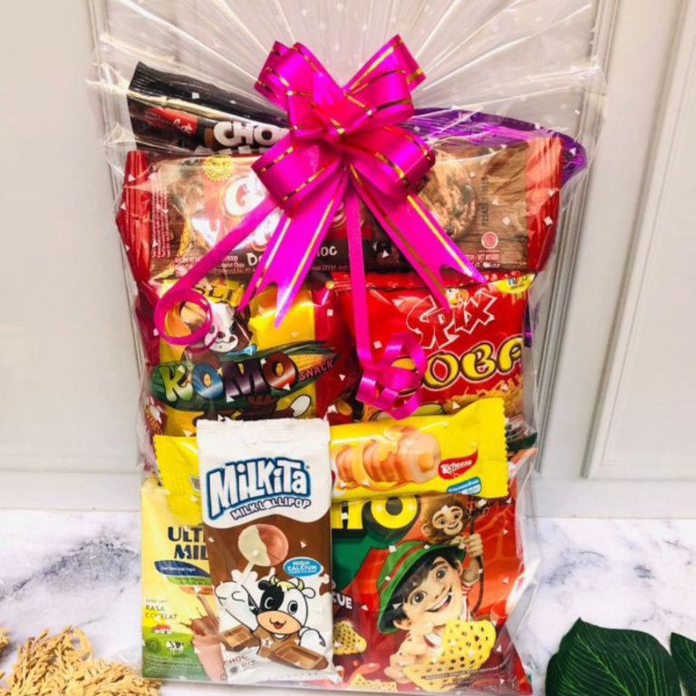 

HHPK7628 Paket Snack Ulang Tahun Anak Termurah Bingkisan Syukuran/Khitanan Hampers Ultah Anak