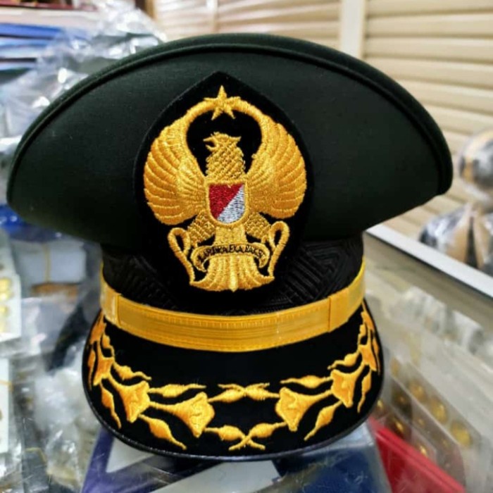 TOPI PET PDU PAMEN TNI AD ORIGINAL CIPUTAT LIS BANGKOK