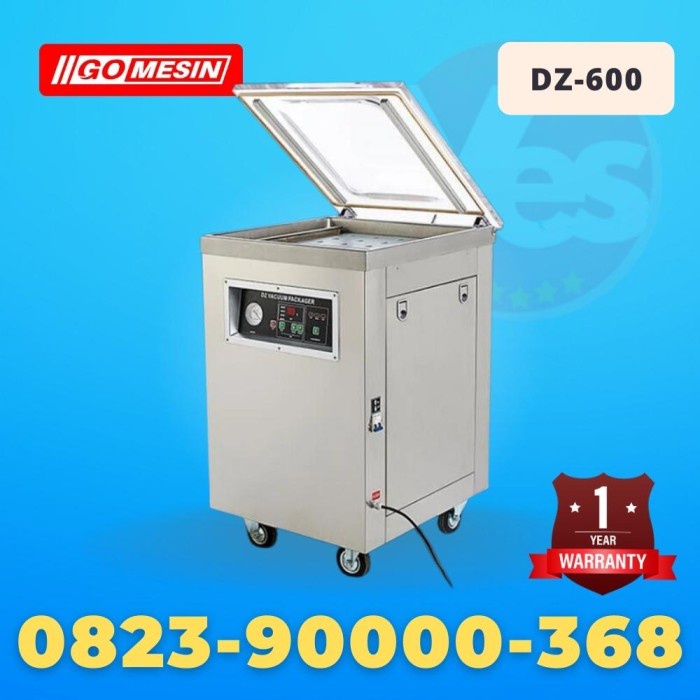 [New Ori] Mesin Vakum Sealer Usaha Gomesin Dz 600 Segel Vakum Plastik Makanan Bisa Sameday