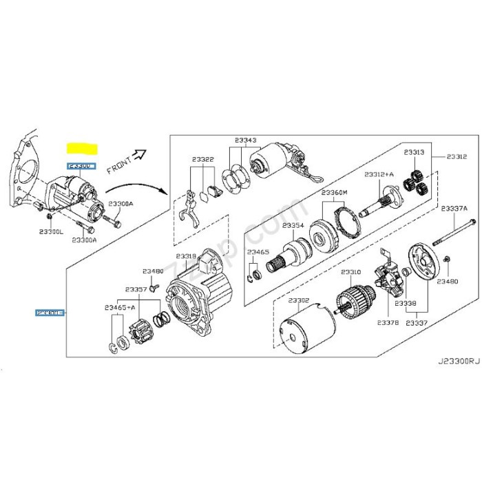 Motor Starter Nissan Xtrail T31Original Genuine Part Best